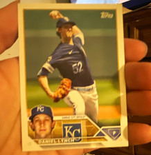 Topps 2023 Series 2 Daniel Lynch Rookie #397 Kansas City Royals Card. rookie card picture
