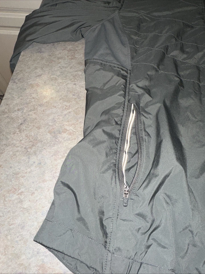 Chaqueta Kuhl “The One” Mujer Pequeña Gris Forrada de Vellón Ligera Cremallera Completa Senderismo Foto 3 de 4