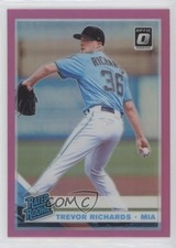 2019 Panini Donruss Optic Rated Rookies Pink Prizm Trevor Richards #80 0c3e