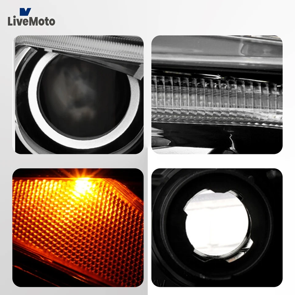 For 2016-2019 Infiniti QX60 HID w/LED DRL non-AFS Projector Headlight Passenger Foto 4 de 4