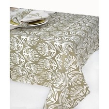 French Home Botanical 59" x 98" Tablecloth - Sage