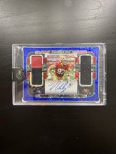 2021 Panini One - Formula One Autographs Nick Bosa #397 2022 Panini One