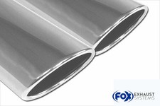 FOX Komplettanlage ab Kat 2x106x71mm gerollt Mercedes C-Klasse Limo Kombi C180