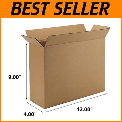 Small Corrugated Shipping Boxes 12x9x4 - Pack of 25
