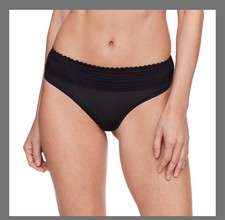 Warner's Women's Pinching No Problems Dig-Free Comfort Waistband Lace Thong Med