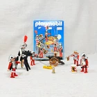 Vintage 1985 Playmobil 3052 Knights Cannon Soldiers Set w/ Box Medieval Figures