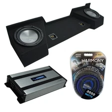 07-13 Chevy Silverado Ext Cab Truck Harmony A122 Dual 12" Sub Box & HA-A800.1
