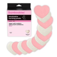 Bamboobies Women s Nursing Pads, Reusable 12 Pink - Regular, Daytime