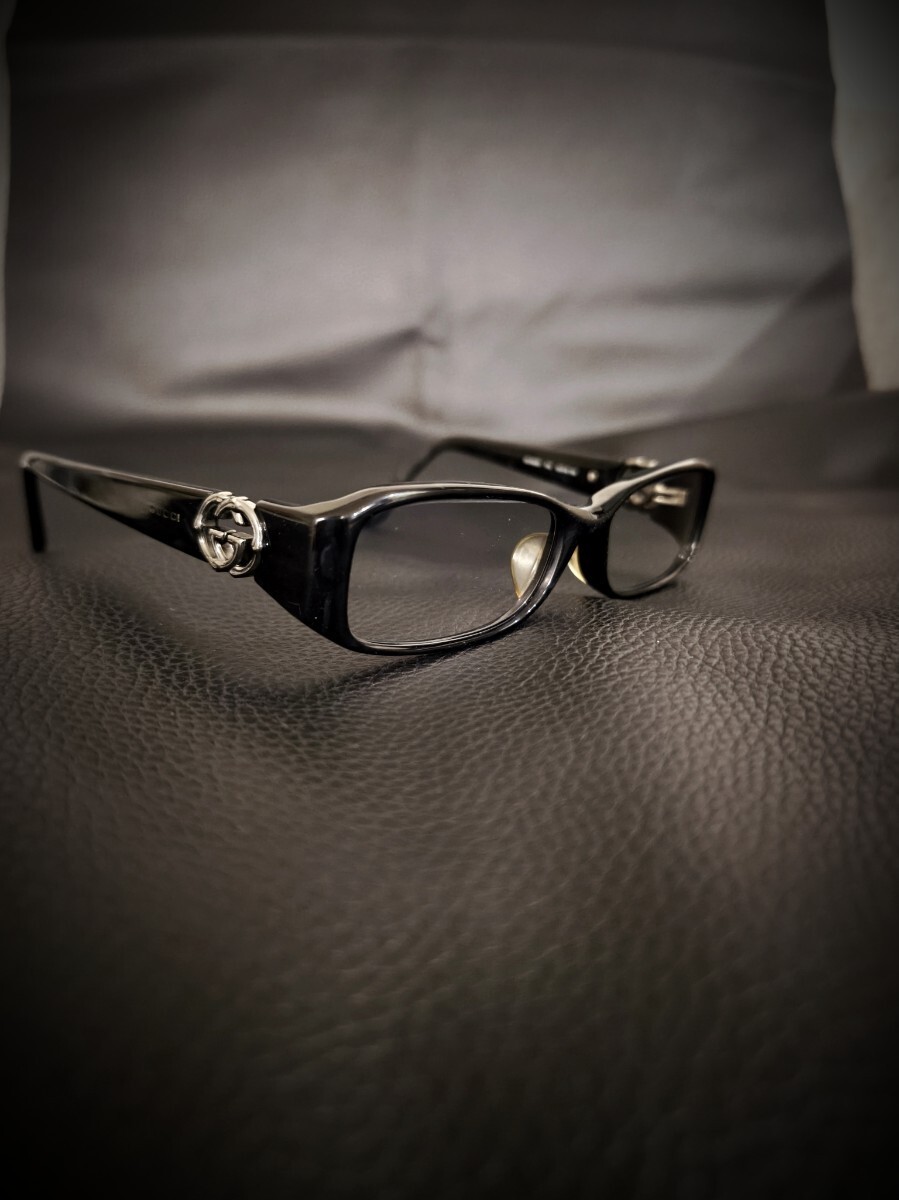Gucci Interlocking G Black Marbled Rectangular Fr… - image 3