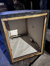 Vintage Wooden Tea Chest Crate India.