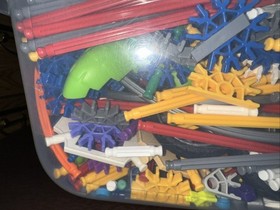 K'NEX 10 Lbs Mixed LOT Rods Connectors Clamps  Gears Wheels Parts Knex