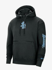Nike LA Lakers City Edition Courtside Hoodie Black Sky Blue CN1812-010 Size L