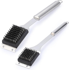2 Pack Grill Brush and Scraper, 16.5   14  Wire BBQ Grill Brush for Outdoor Gri