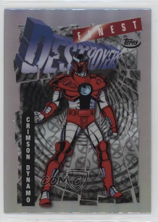 2025 Topps Finest X-Men '97 Uncommon Silver Refractor Crimson Dynamo #71 1f8d
