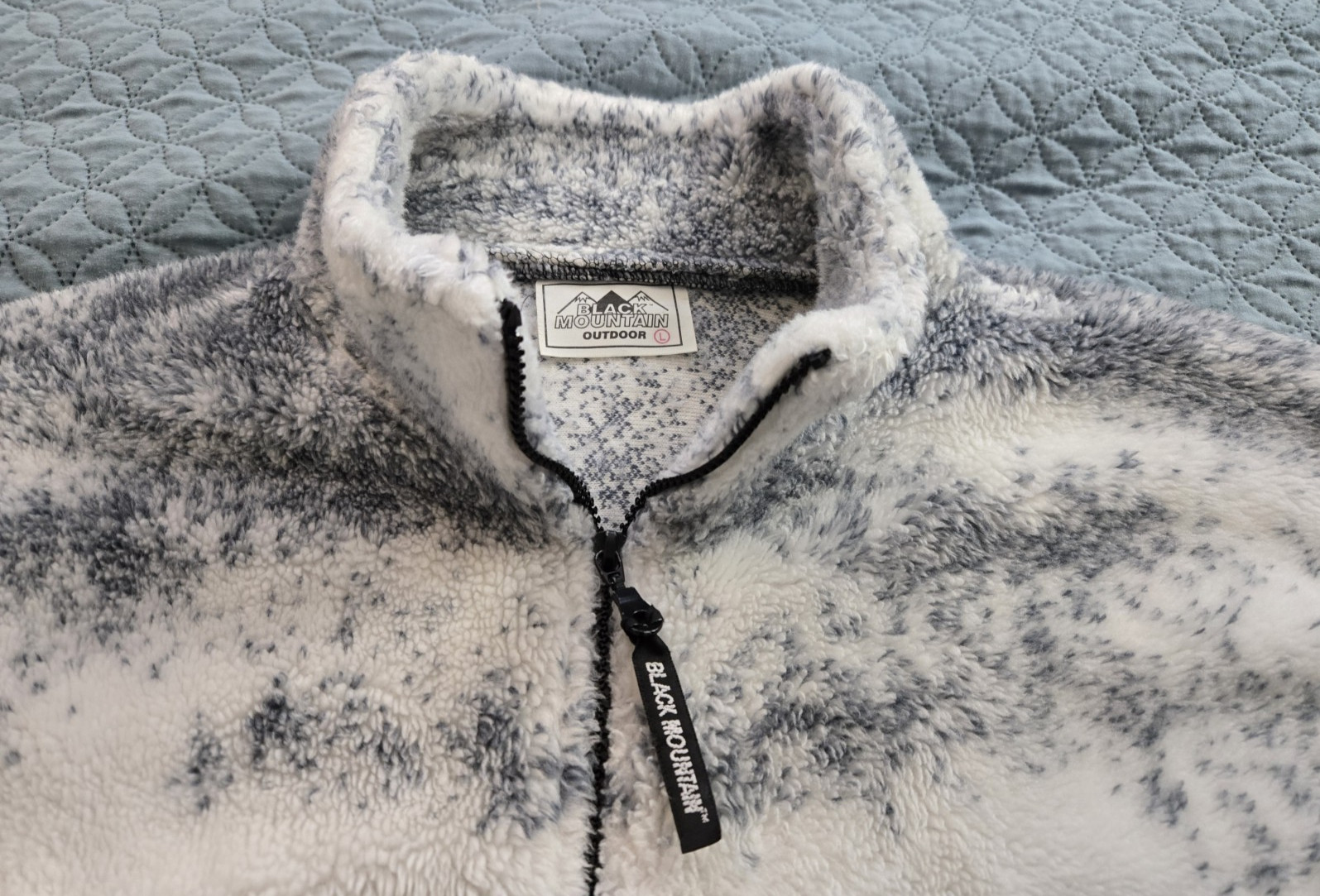 Authentic Black Mountain Native Wolf All Over Pri… - image 6