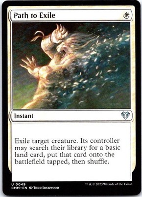 Path to Exile 49 Uncommon Commander Masters Magic: The Gathering Near Mint