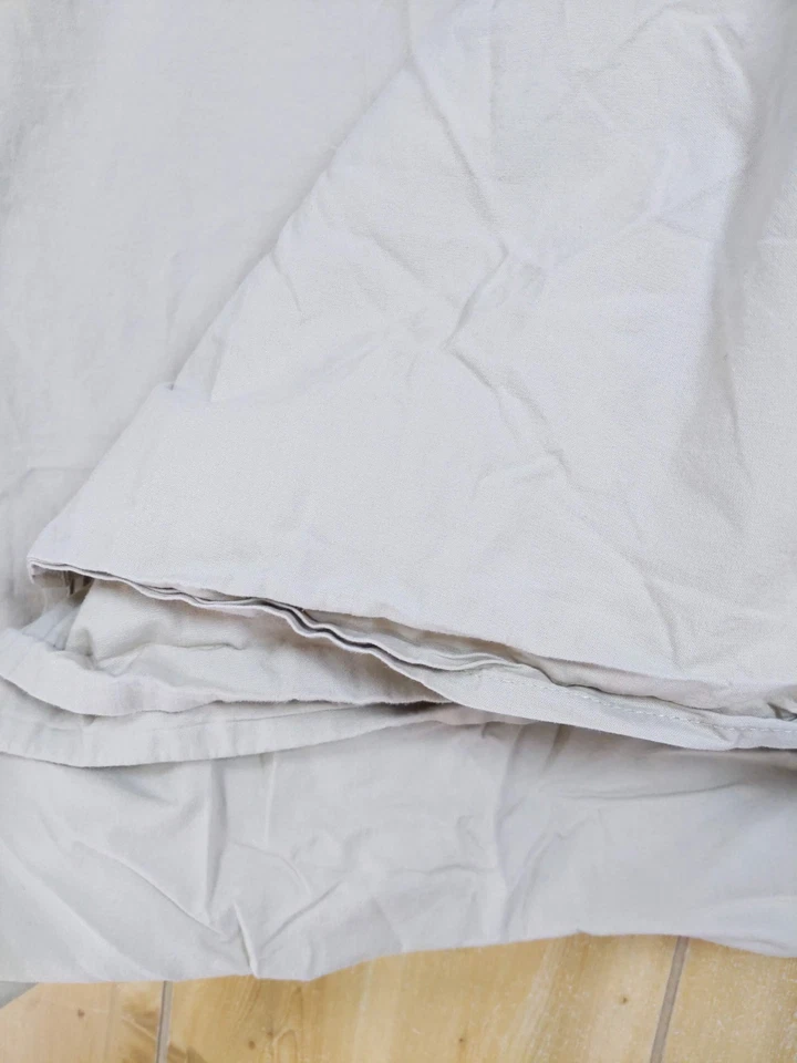 IKEA DVALA KING 100% Algodón Juego de Sábanas Ajustables y Planas Ropa de Cama Beige Lote de 2 Piezas Foto 3 de 4