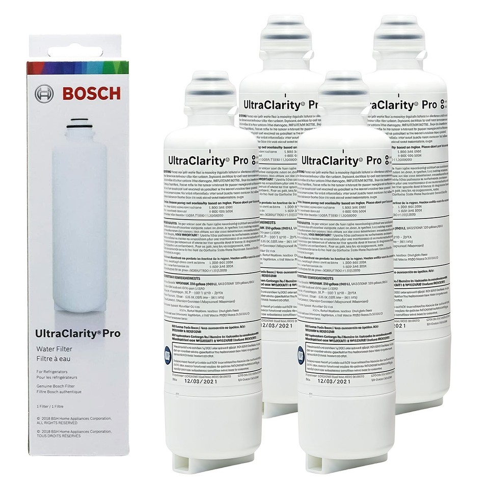3 Pack Water Filter Cartridge (White) Compatible With Bosch BORPLFTR50, BORPLFTR55