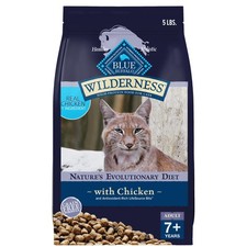Blue Buffalo Wilderness Natural Mature Dry Cat Food for Cats 7 Years,