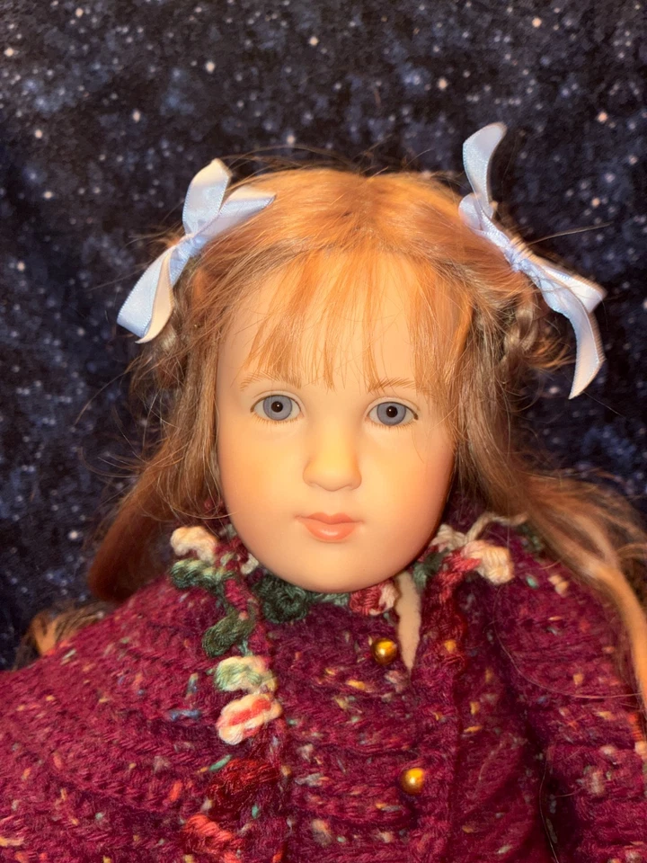 Gotz Doll by Sabine Esche – 22" Collectible Doll 1992 Beautifull Dress - Image 2 of 4