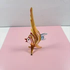 Murano Style Art Glass Angel Fish  Colorful Blown Glass | Vintage Figurine 6" T