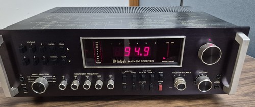 Vintage McIntosh MAC4200 Receiver Pre-Owned, Tested/Working Great