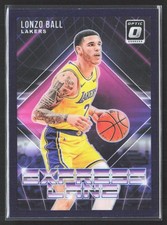 2018-19 Donruss Optic Lonzo Ball Express Lane Purple #7 Los Angeles Lakers
