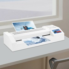 13" Laminating Machine A3 A4 Thermal Laminator Machine 4 Roller Hot Cold Film