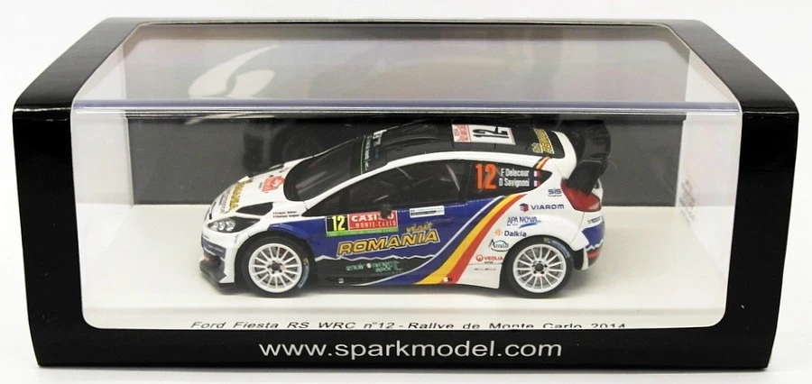 Spark 1/43 Scale S3794 - Ford Fiesta RS WRC #12 - Monte Carlo 2014 - Image 4 of 4