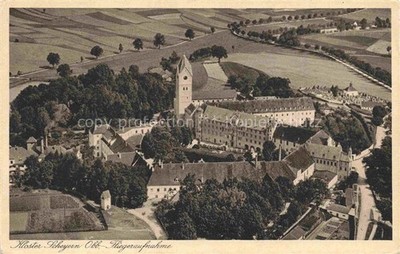 Scheyern monastery Scheyern aerial photo