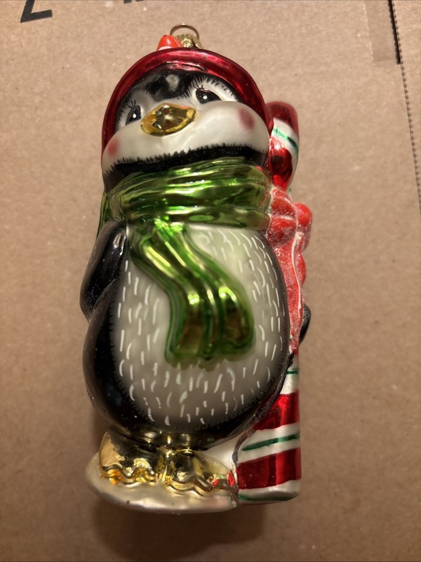Christopher Radko PEPPERMINT PENNY Christmas Ornament No Box