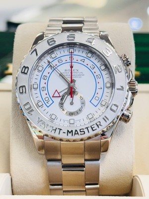 Rolex Yacht-Master II 116689 18k White Gold Oyster Bracelet