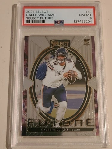 2024 Panini Select Select Future Caleb Williams #18 ROOKIE RC PSA 8 Bears!!