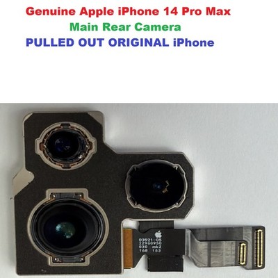 Original Apple iPhone 14 Pro Max Rückseite Back Hauptkamera Flex OEM Modul Baugruppe