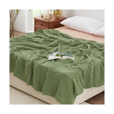 Love's cabin 6 Layer 100 Cotton Muslin Blanket, 90"x90" Muslin... USA FAST SHIP