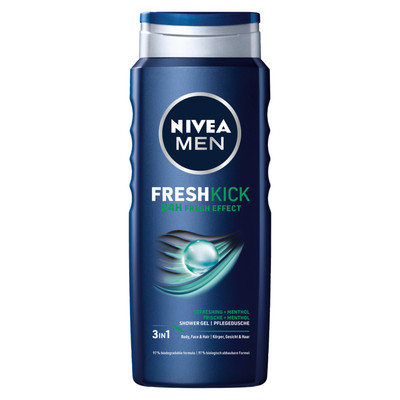 Nivea Men Fresh Kick 3W1 Duschgel 500 ml
