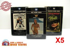 5x VHS DRAWER BOX SIZEJ - CLEAR PLASTIC PROTECTIVE BOX PROTECTORS SLEEVE
