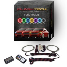 RGB Angel Eye LED Halo kit with RF Remote for 2013-2016 Ford Fusion Headlights