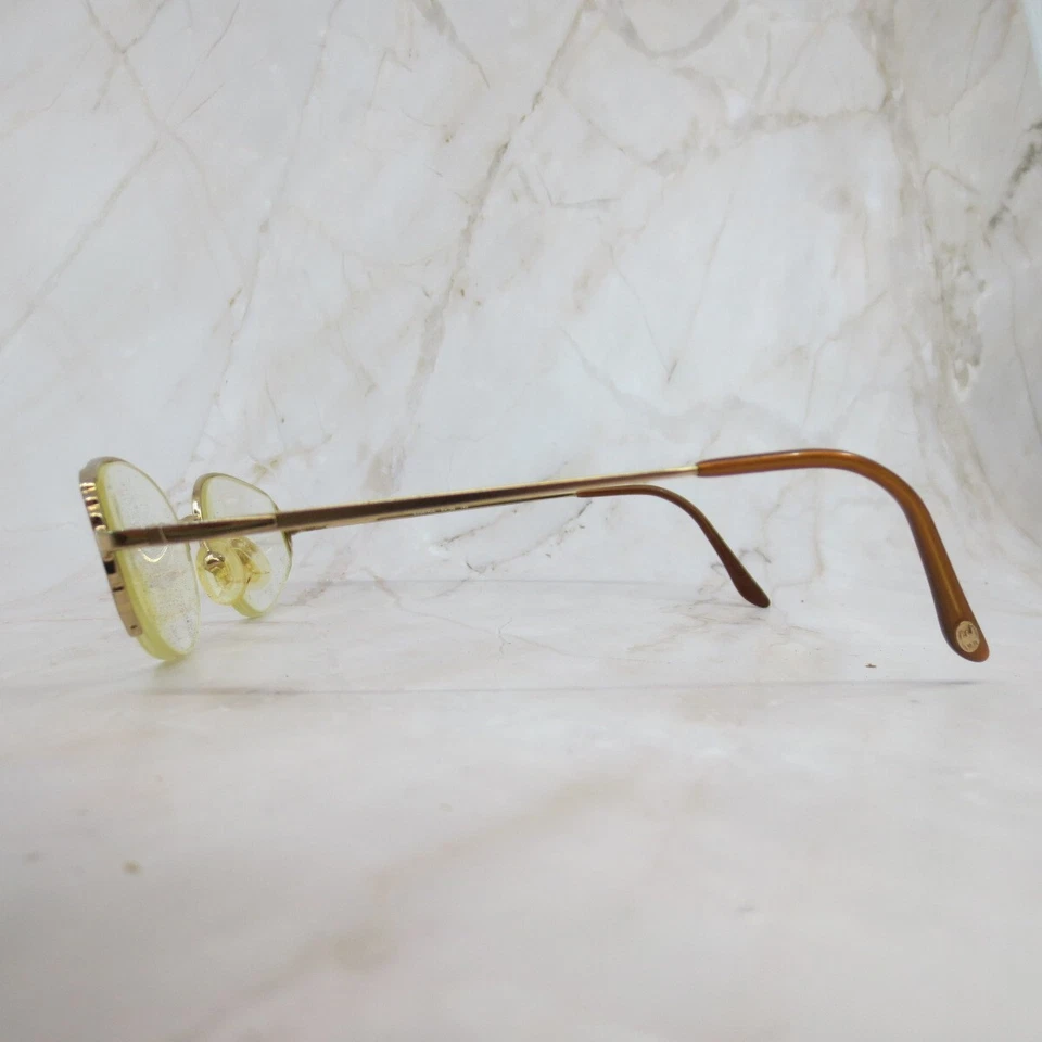 Marco de gafas Essence ES166 191 para mujer de metal dorado medio borde ovalado 53-17-140 Foto 3 de 4