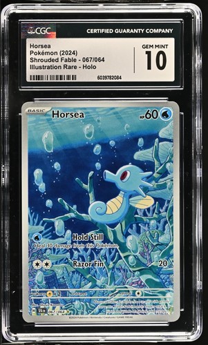 Horsea graded CGC 10 for sale on eBay