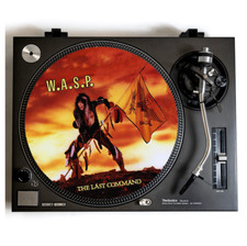 WASP Turntable Slipmat for Vinyl Records 12" DJ Slip Mat glam Heavy Metal vinyls