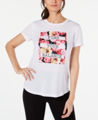 Ideology Womens Running Fitness T-Shirt Size Large