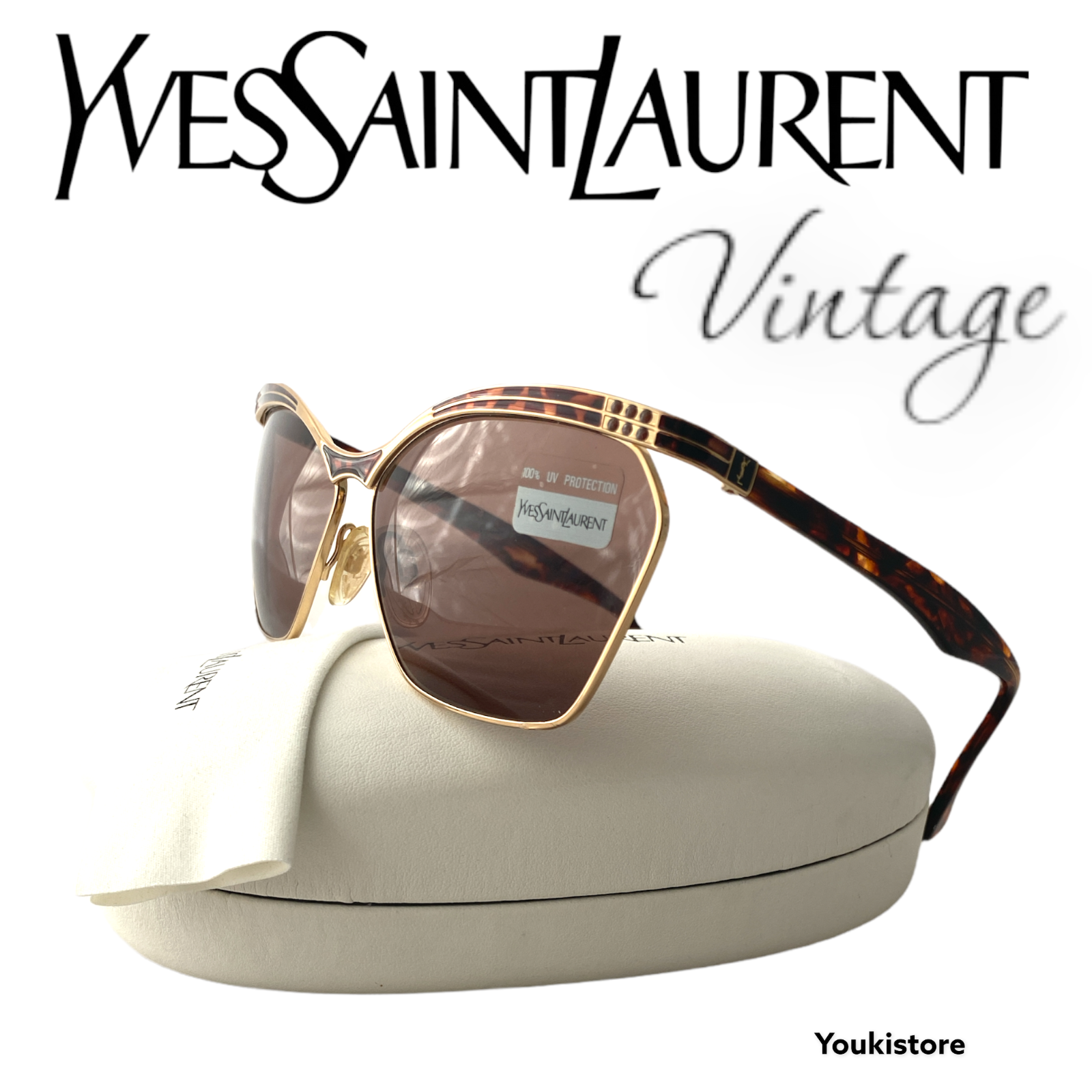 YVES SAINT LAURENT 6007 Y119 "VERY RARE VINTAGE" sunglasses Italy CE
