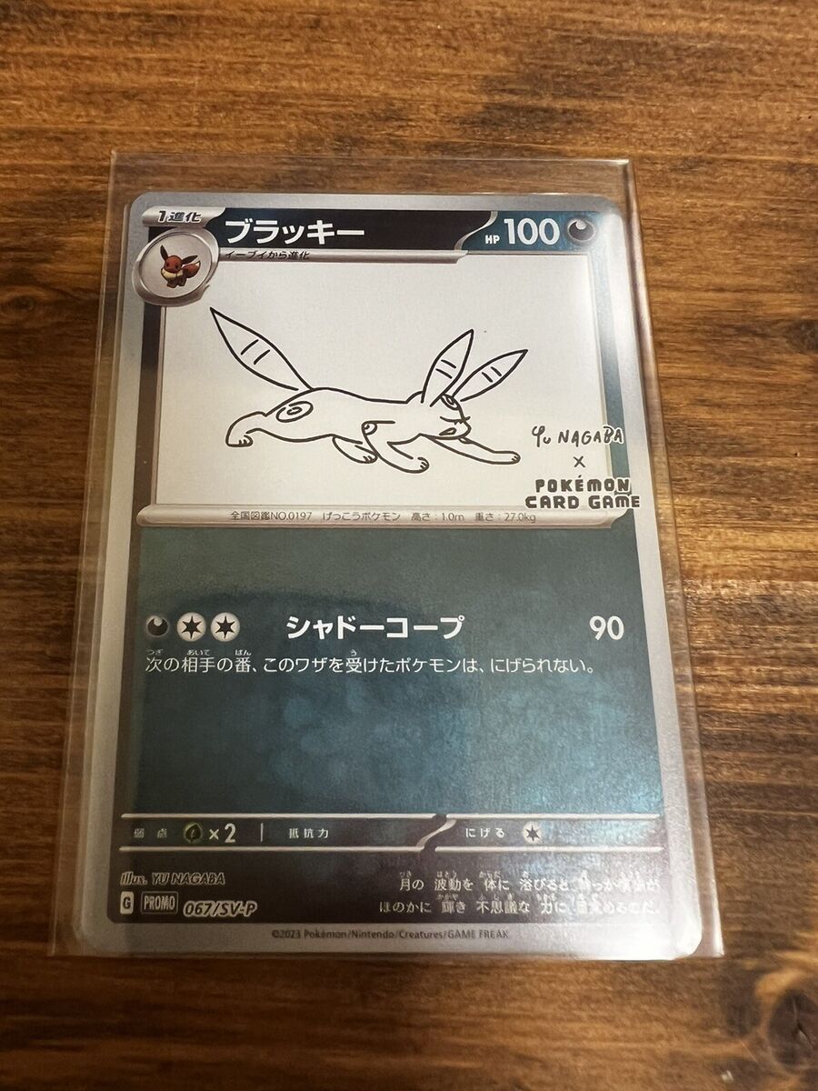 Pokemon Card Yu NAGABA eevee evolution promo complete set Pokemon Card Yu NAGABA eevee evolution promo complete set