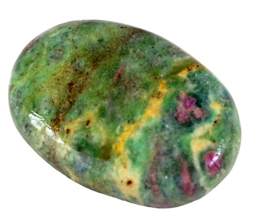 Cabochon Rubis Fuschite Naturel 24 Carats - Pierre Gemme Ovale Pour Bijoux, Inde