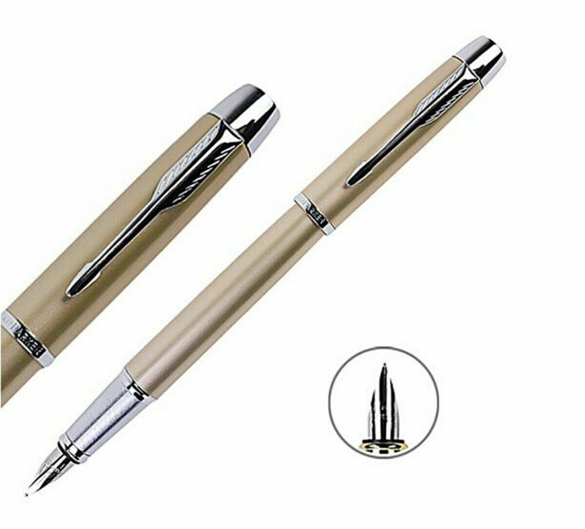 Perfect Champagne Gold Parker IM Series Classic Nib Fountain pens
