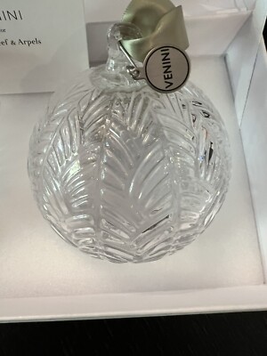 Venini For Van Cleef & Arpel Crystal Baubles- Set of 2 BRAND NEW