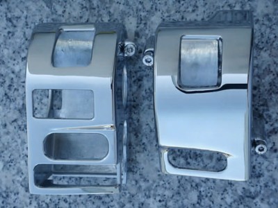 1999-2009 Yamaha VStar V-Star XVS 1100 Custom CHROME SWITCH HOUSING COVERS