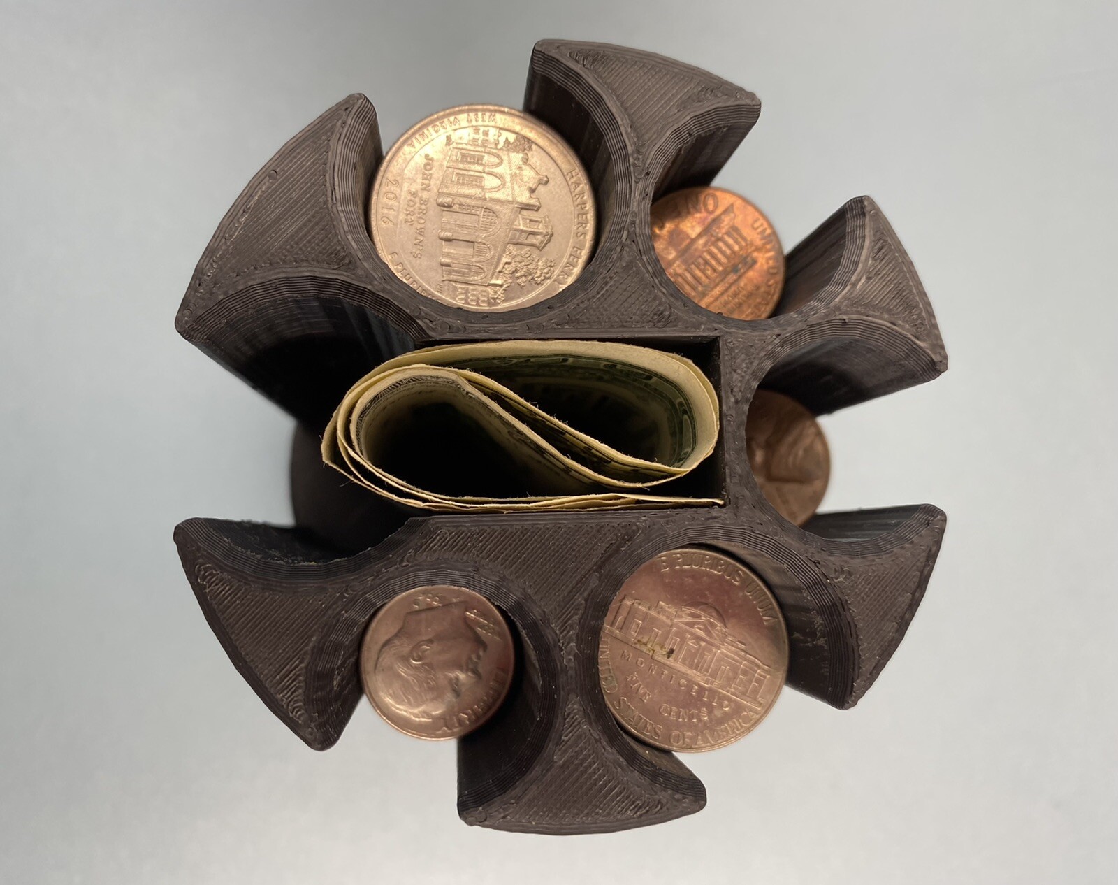 Coin Organizer Car Cup Holder And Sorter Vehicle Change Sorts U.S