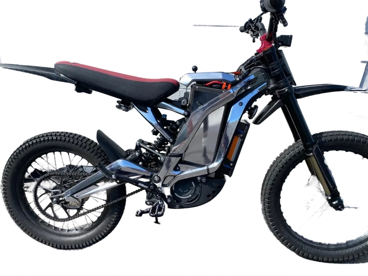 Sur Ron Light Bee S X CHROME Style GRAPHICS KIT ONLY (BIKE IS